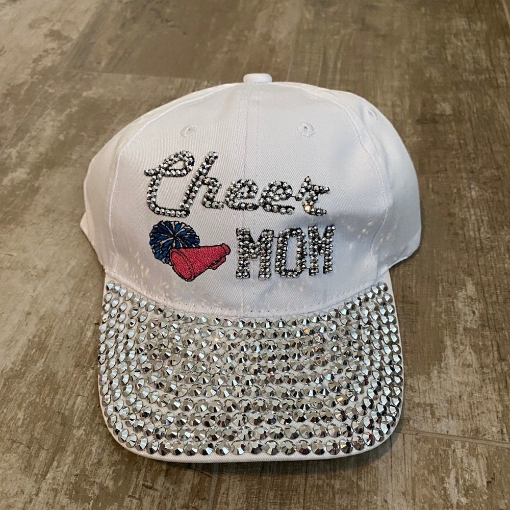 Cheer Mom Rhinestone Cap  - Picture 4 of 5